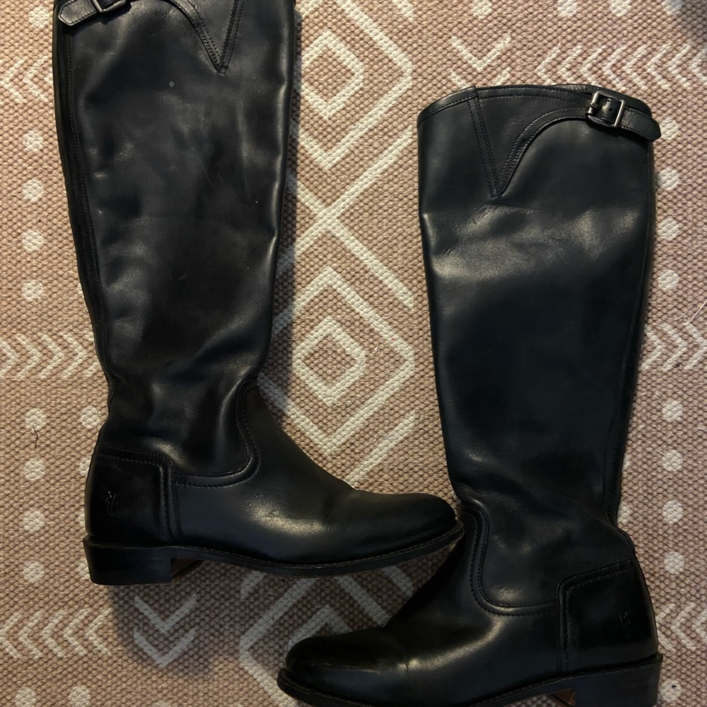 Frye black riding boots